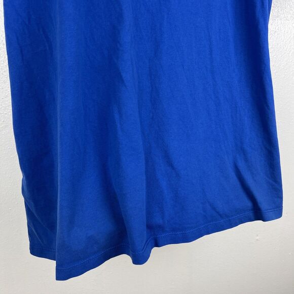 Tommy Hilfiger Shirt Men XXL Blue Short Sleeve Crew Neck Spellout Embroidery Tee - Picture 11 of 14